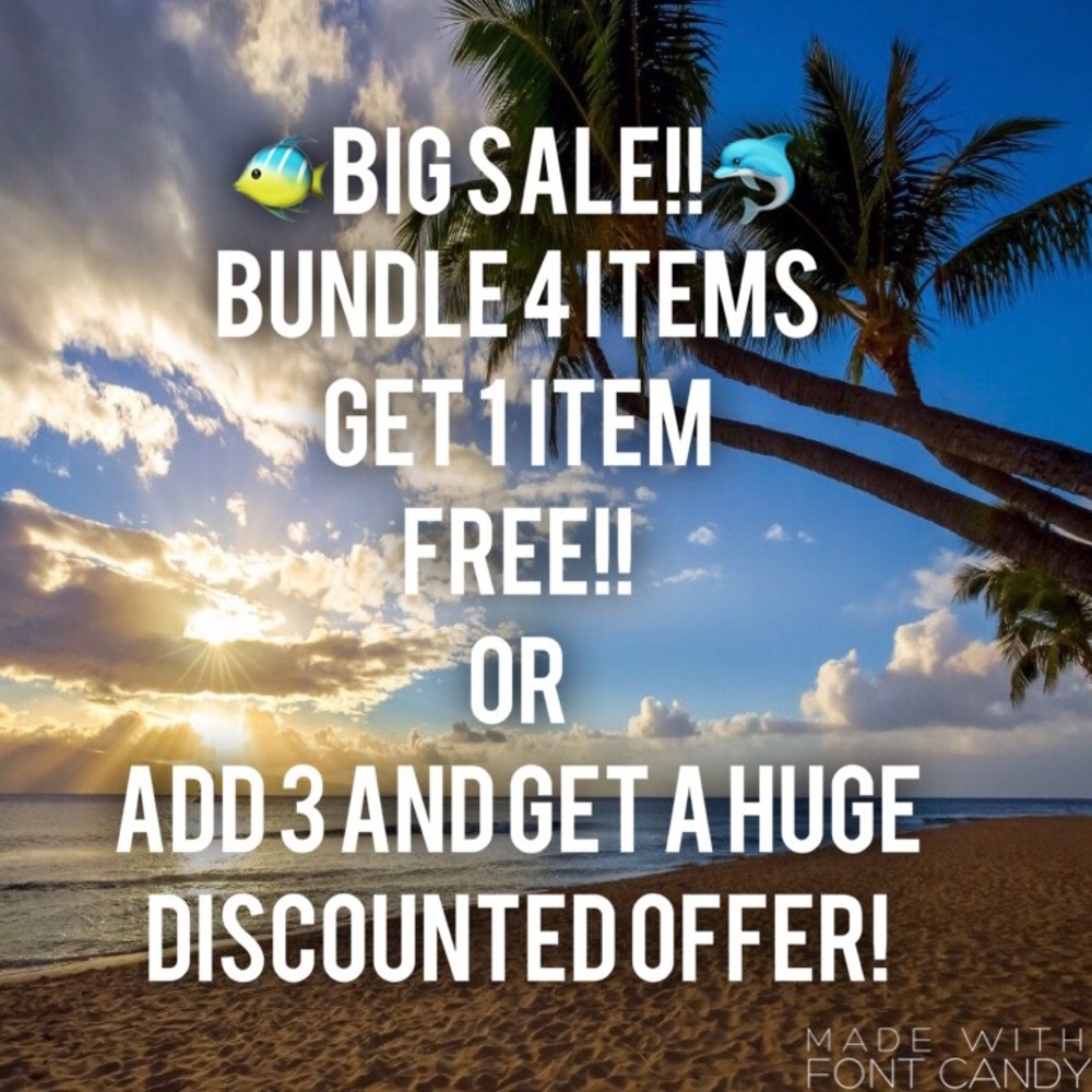 B4G1 FREE! 🌴 or bundle 3 for big discount!